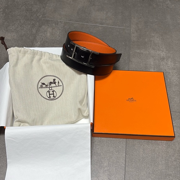 BNIB Authentic Hermes Quentin Reversible Belt